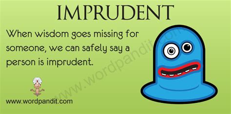 imprudence meaning